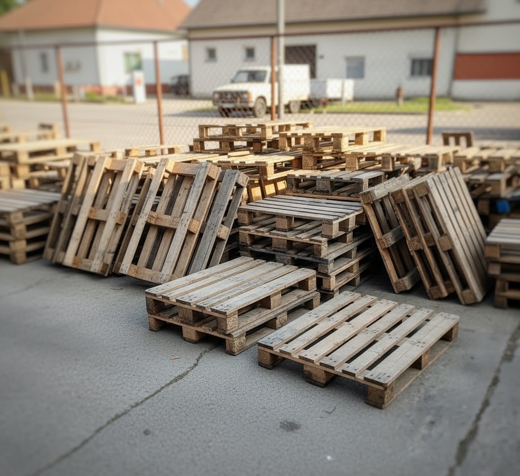 Quality used pallets inspection